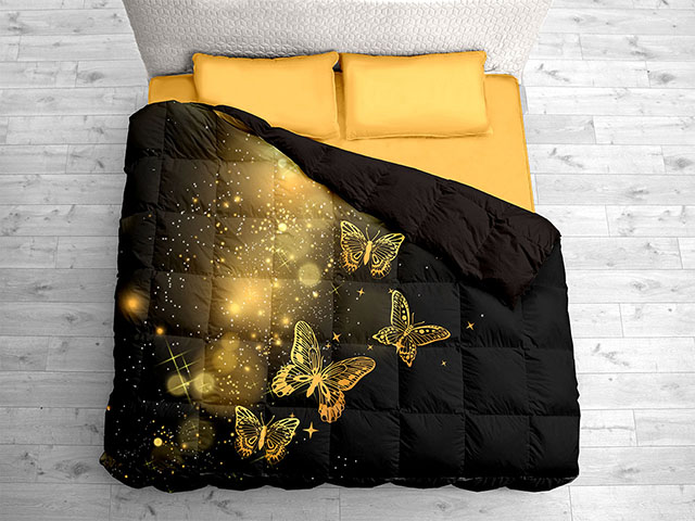 Trapunta Butterfly Gold